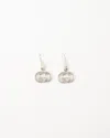 Gucci Interlocking 925 6.8g Silver Earrings