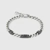 Gucci Interlocking Chain Bracelet In Metallic