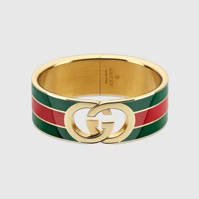 Gucci Interlocking Bangle Bracelet In Multi