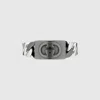 Gucci Interlocking Band Ring In Metallic