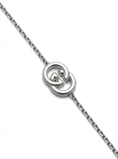 Gucci Interlocking Bracelet In Silver