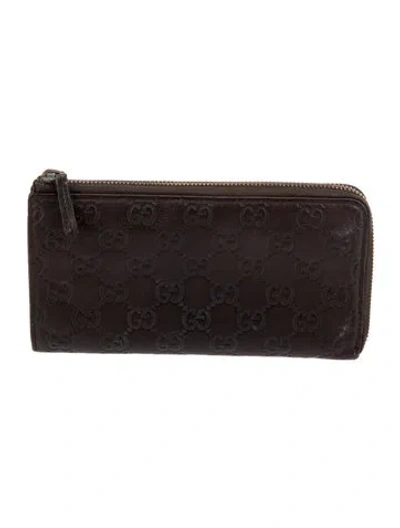 Pre-owned Gucci Interlocking Cc Clutch In Transparent