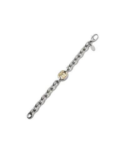 Gucci Interlocking Chain Bracelet In Gray