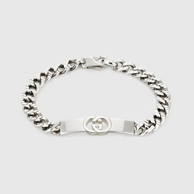 Gucci Interlocking Chain Bracelet In Metallic