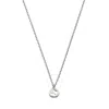 Gucci Interlocking Chain Necklace - Ybb796355001 In Silver Tone
