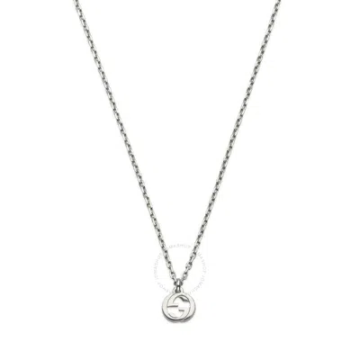 Gucci Interlocking Chain Necklace - Ybb796355001 In Silver Tone
