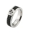 Gucci Interlocking Crystal Ring In Pink