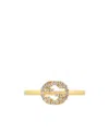 Gucci Interlocking Diamond 18k Ring In Gold
