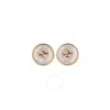 Gucci Interlocking Diamond Mother Of Pearl Stud Earrings  - Ybd786746001 In Pink/rose Gold Tone/gold Tone