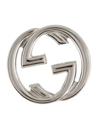 Pre-owned Gucci Interlocking Double G Clip-on Single Earring In Multi