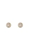 Gucci Interlocking Diamond Mother Of Pearl Stud Earrings  - Ybd786746001 In Yellow