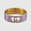 Gucci Interlocking Enamel Cuff Bracelet