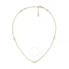 Gucci Interlocking G 18k Gold Chain Necklace In Yellow