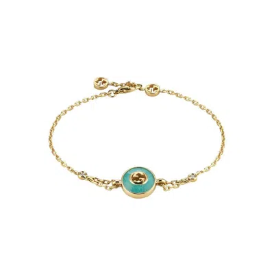 Gucci Interlocking G 18k Yellow Gold Chain Bracelet - Yba831910001