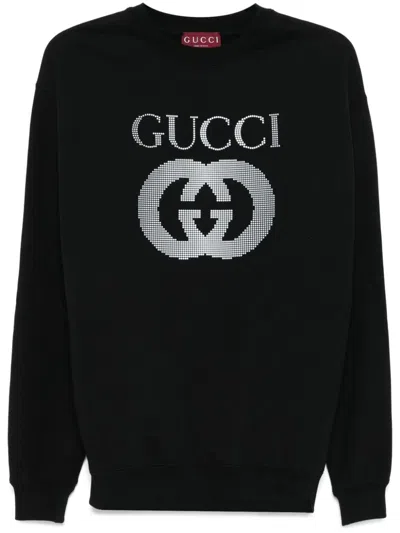 GUCCI INTERLOCKING G-APPLIQUÉ SWEATSHIRT