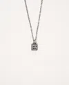 Gucci Interlocking G Arabesque Cube Necklace