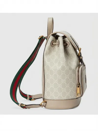 Gucci Interlocking G Backpack In White