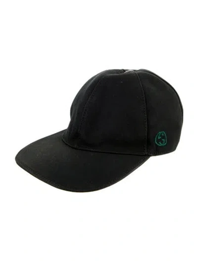 Pre-owned Gucci Interlocking G Baseball Cap In Black