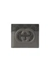 Gucci Interlocking-g Bi-fold Wallet In Black