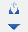 Gucci Interlocking G Bikini In Blue