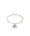 Gucci Interlocking G Bracelet In Silver In Metallic