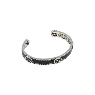 Pre-owned Gucci Interlocking G Bracelet 'silver' | Men's Size 19