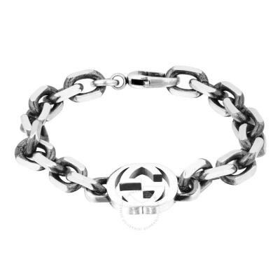 Gucci Interlocking G Bracelet In Silver-tone
