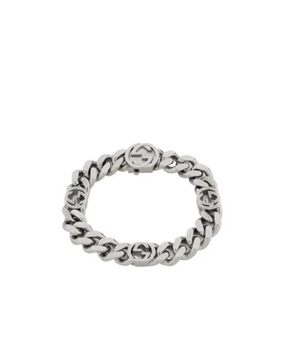 Gucci Interlocking G Bracelet In White