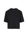 GUCCI INTERLOCKING G BUTTONED KNIT TOP