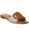 Gucci Gg Interlocking Slide Sandal In Brown
