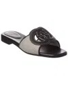 Gucci Slide Sandal With Interlocking G Detail In Black