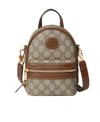 Gucci Interlocking G Canvas Backpack In Multicolor