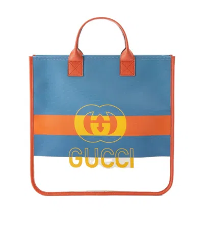 Gucci Interlocking G Canvas Tote Bag