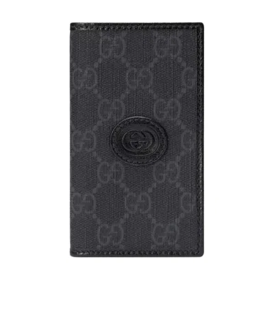 Gucci Interlocking G Cardholder In Black