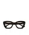 Gucci Interlocking G Cat-eye Glasses In Black