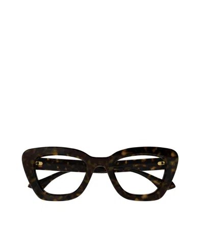 Gucci Interlocking G Cat-eye Glasses In Black
