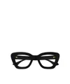 Gucci Interlocking G Cat-eye Glasses In Black