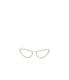 Gucci Interlocking G Cat-eye Glasses In Nude