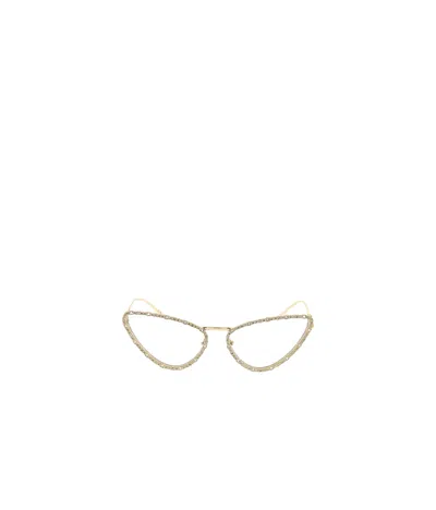 Gucci Interlocking G Cat-eye Glasses In Nude