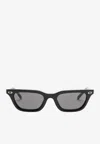 Gucci Interlocking G Cat-eye Sunglasses In Gray