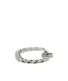 Gucci Interlocking G Chain Bracelet In Silver In Gray