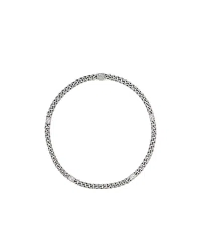 Gucci Interlocking G Chain-link Necklace In Gray