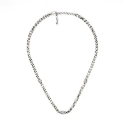 Gucci Interlocking G Chain Necklace - Ybb843630001 In Metallic