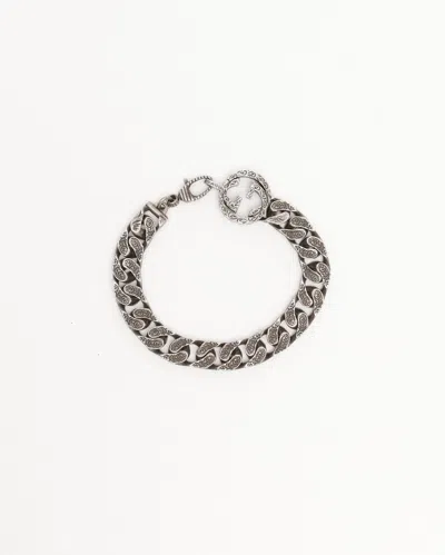 Gucci Interlocking G Chain Silver Bracelet