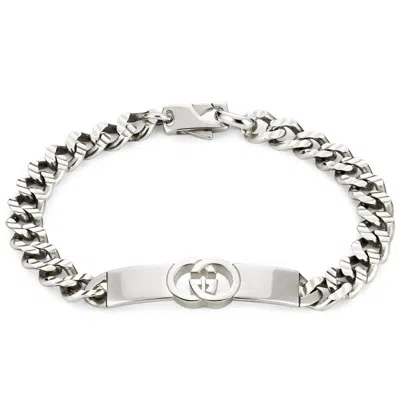 Gucci Interlocking G Chunky Bar Chain Bracelet - Yba853978001