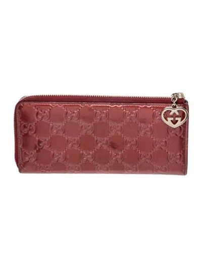 Pre-owned Gucci Interlocking G Clutch In Pink