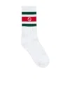 Gucci Round Interlocking G Cotton Socks In White