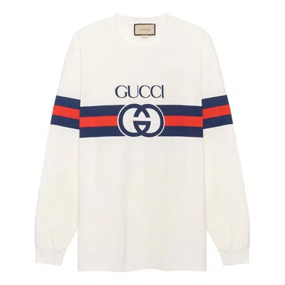 Gucci Interlocking G Cotton T-shirt 'white'