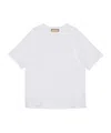 Gucci Interlocking G Cotton T-shirt In White