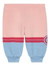 Gucci Interlocking G Cotton Track Pants In Pink